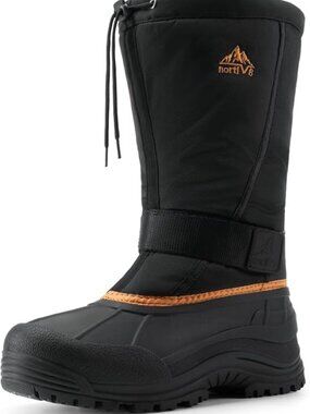 NORTIV 8 Men's Waterproof Winter Insulated Snow Boots - Size 12M - New